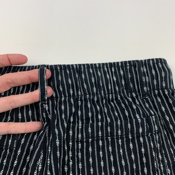 Old Navy Black Printed Cotton Gauze Pull On Ankle Pant S - Picture 9 of 9